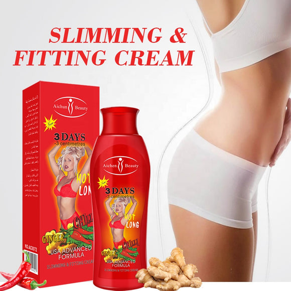 Natural Chili Slimming Cream for Women – 3 Days Fast Fat Burning, Body Shaping & Massage Hot Cream