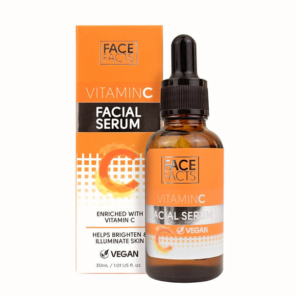 Face Facts Vitamin C Facial Serum For  Brighten & Moisturise Skin Care