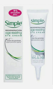 Simple Regeneration Eye Moisturizer Cream Age Resisting Eye Cream 15ml