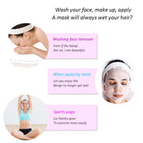 Spa Makeup Yoga Sports Headband Washing Face Hair Hood Sweat-absorbent Turban