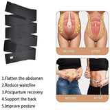 Waist Bandage Body Shaper Wrap Lumbar Support Sauna Belt Trimmer