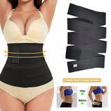 Waist Bandage Body Shaper Wrap Lumbar Support Sauna Belt Trimmer