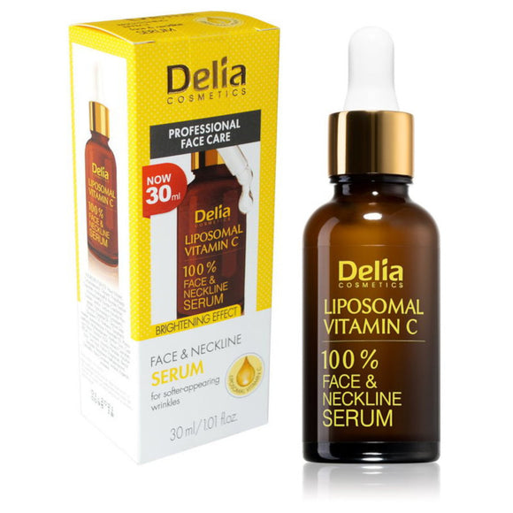 Delia Brightening With Liposomal Vitamin C Face & Neckline Serum