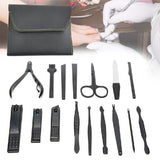 Nail Care Cutter Set Clippers Manicure Pedicure Cuticle Tool Gift Kit 16 Pieces