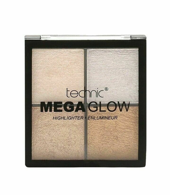 Technic Mega Glow Powder Highlighter Quad Palette