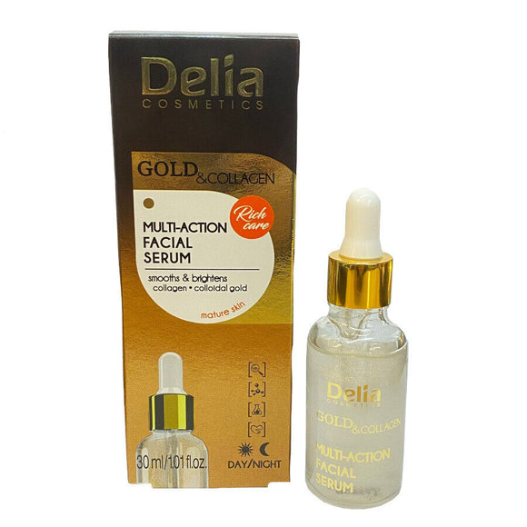 Multi-Action Facial Serum Delia's Gold & Collagen Brightens Facial Serum - 30ml