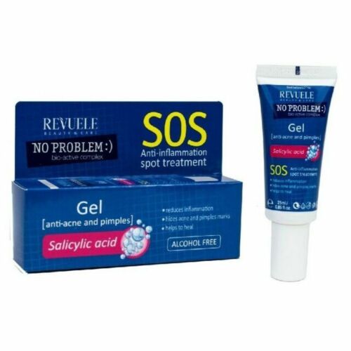 REVUELE SOS No Problem Spot Treatment Anti Inflammation Acne & Pimples Gel -25ml