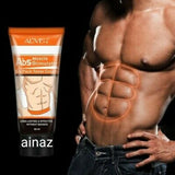 Mens abs muscle stimulator six pack toner cream